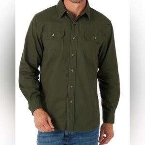 Wrangler Shirt long sleeve epic soft twill woven button up with pencil slot XL